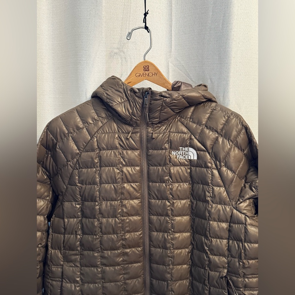 Womens The North Face TBALL HD PARKA MOCHA BROWN sz w large. - Picture 2 of 13